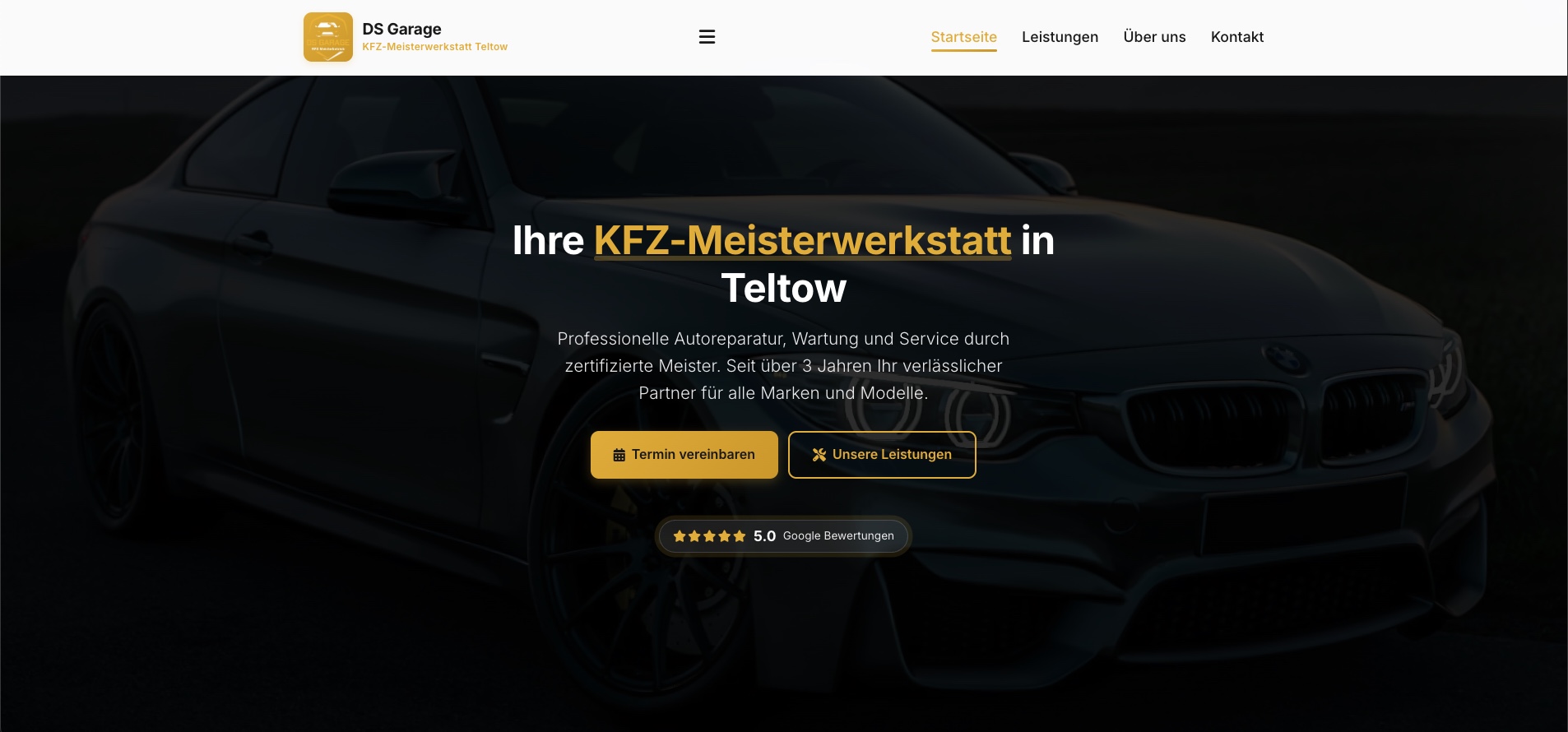 DS Garage 24 Website