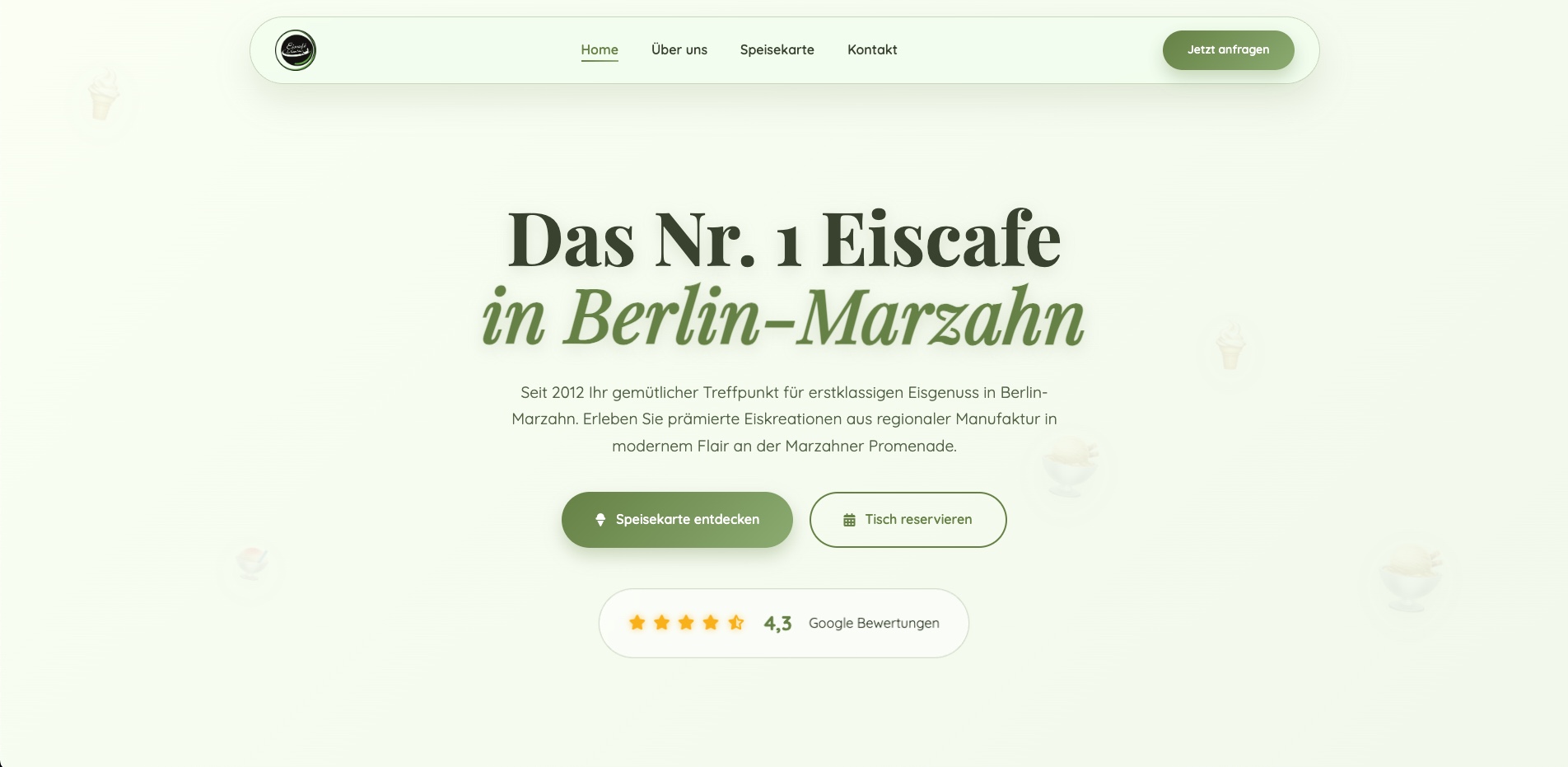 Eiscafe La Gondola Website