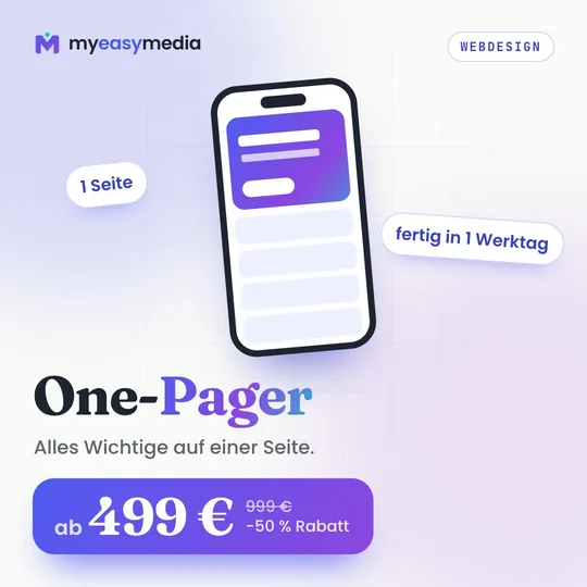 Katalogbild One-Pager