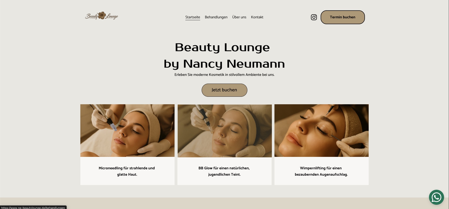 NE Beautylounge Website